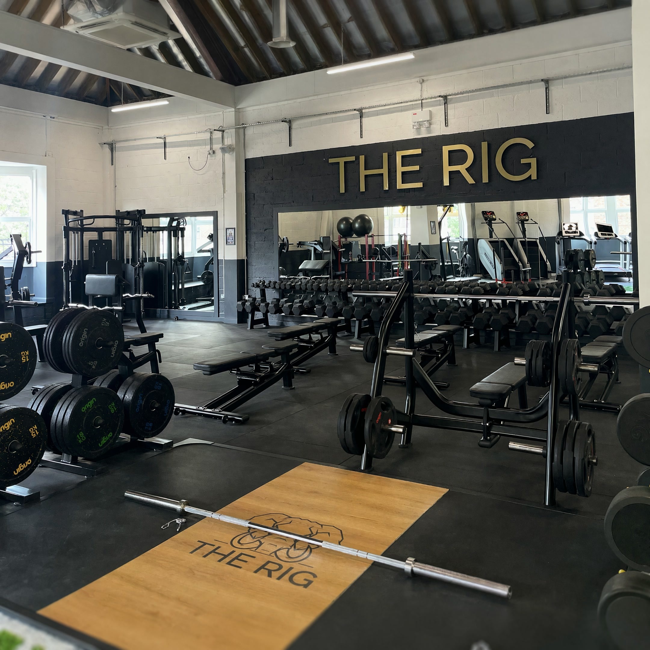 Inside The Rig Gym, Epsom — training floor
